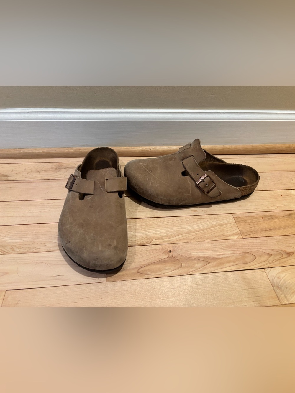 Birkenstock Boston Oiled Leather Tobacco Brown 10